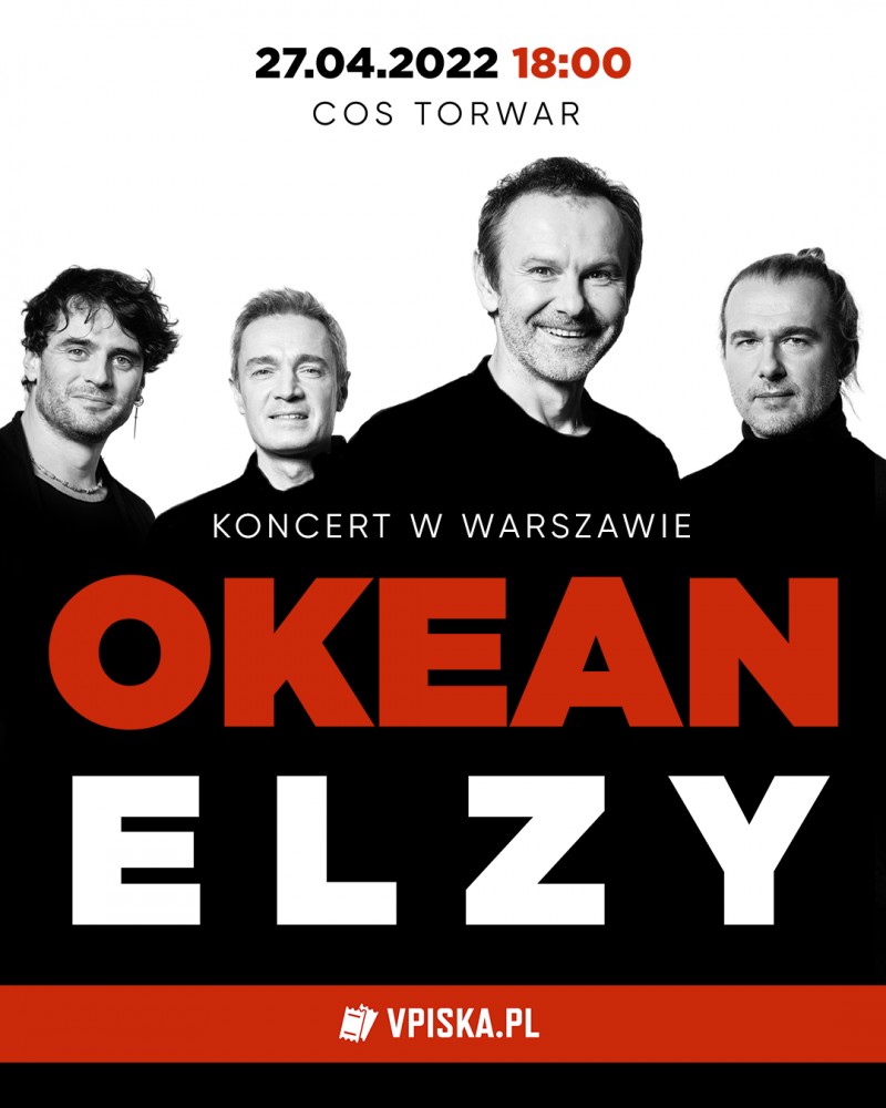 Афіша концерту ОЕ в Польщі
